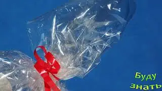 Случайное изобретение : целлофан -прозрачный и шуршит!