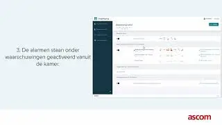 Ascom SmartSense vertragingstijd voor het alarm