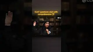 CLAT questions start with comprehension💯 #explore #physicswallah #trending #pwclat #viralvideo