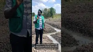 ope&ntilde; water channel to balance water logging in your farm #farming