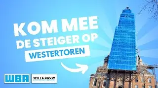 De steiger op met Witte Bouw | Westertoren