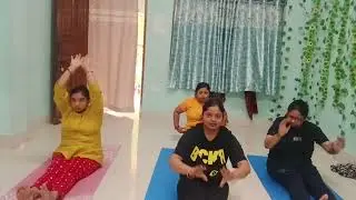 Slim face exercise for video