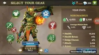 Dungeon Hunter 5 Stronghold raid - no powerful items (5* max)