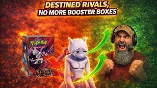Pokemon is done printing Destined Rivals Booster boxes FOREVER!