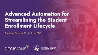 Advanced Automation for Streamlining the Student Enrollment Lifecycle with System Micro