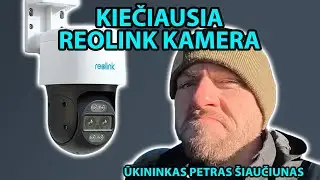Reolink Trackmix kameros apžvalga | Petras &Scaron;iaučiunas