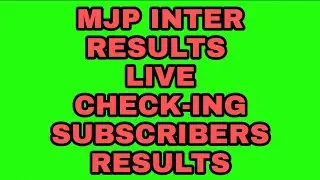 TSMJBC INTER RESULTS CHECK-ING SUBSCRIBERS RESULTS