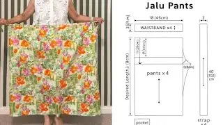Как кроить и сшить брюки Jalu