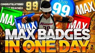 how i got MAX BADGES & hit 99 OVERALL in ONE DAY NBA 2K22 NEXT GEN & CURRENT GEN! MAX BADGE GLITCH!