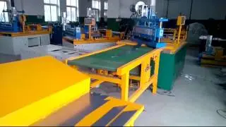 CNC 650mm wide silicon steel  step lap core cutting machine for Argentina