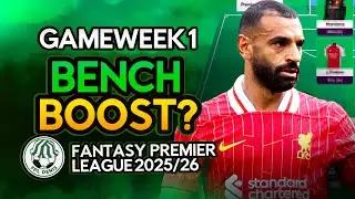 FPL GW1 BENCH BOOST? My Draft Reveal🔥Fantasy Premier League 2025/26