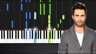 R. City - Locked Away ft. Adam Levine - Piano Cover/Tutorial by PlutaX - Synthesia