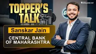 IBPS SO Law Officer || Topper's Talk With Sanskar Jain || Bank Of Maharashtra