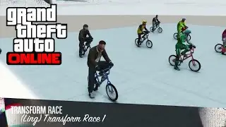 GTA Online TRANSFORM RACE | Bicycle, Car & On-Foot Chaos! ⚡