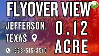 Fly Over - 0.12  acre land for sale in Jefferson, Texas [14422]