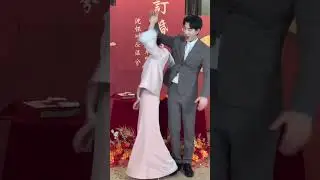 The long-planned engagement scene was finally filmed! #wedding