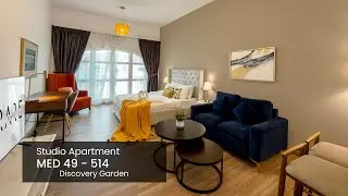 Studio Apartment Walkthrough | Discovery Gardens MED 49 | Rare Holiday Homes