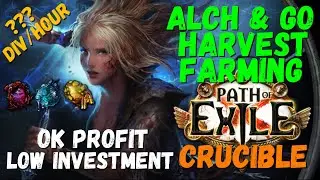[PoE] Alch & Go Harvest Farming Strategy, Low Investment, OK Profit