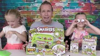 Opening Smashers Sludge Bus Gross Series 2 With the Girls!!!