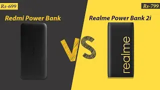 Realme 10000mAh Power Bank 2i VS Redmi 10000mAh Power Bank | Full Comparison