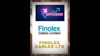 FINOLEX CABLES LTD ( DIVIDEND ALERT ) #finolex #dividend #dividendstocks #stocks #share #stockmarket
