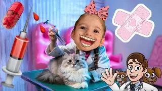 HASTA KEDİYİ VETERİNER DOKTOR EVA'YA MUAYENEYE GETİRDİM ‼️🐕💉🙀 #veteriner 