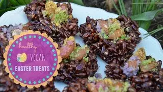 HEALTHY EASTER TREATS: NO BAKE CHOCOLATE EASTER NESTS!
