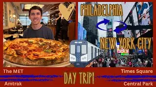 Однодневная поездка в Нью-Йорк | Музей MET, рестораны и Таймс-сквер | Amtrak Филадельфия &mdash; Нью-Йорк