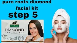 Pure roots diamond facial kit step 5 