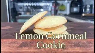 Lemon Cornmeal Cookie ~ The best lemon cookie ~ One Hot Bite