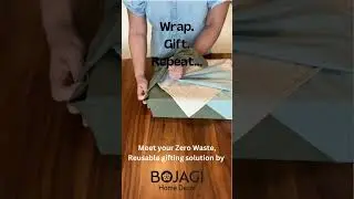 Sustainable, zero waste and reusable gift wrap with Bojagi.