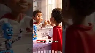 🌞 &ldquo;Wake Up, Smile & Shine with Little Andy&rdquo; #healthyparenting #ToddlerRoutine  #toothbrushingsong