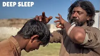 Head and Back Massage for Sleeping - ASMRRelaxing | Focus on Sleep & tension relief #asmr 