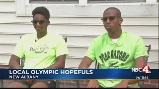 New Albany swimmers find inspiration in history-making black Olympians
