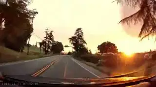 Driving Northbound through CA State Route 152/ Hecker Pass