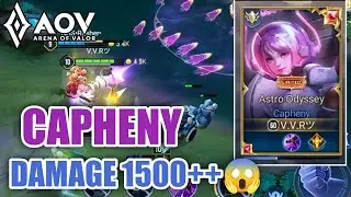 CAPHENY ASTRO ODYSSEY GAMEPLAY, THE SKIN IS VERY COOL!!! - ARENA OF VALOR