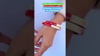 New designer lightweight goldbangles instant order 70% off extra discount on website #shortsfeed #yt
