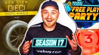 *HOW TO GET FREE BLACK DIECI WHEELS* EVERYTHING COMING IN ROCKET LEAGUE SEASON 17...