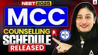 NEET UG 2025 - MCC Counselling Round 2 Schedule Released | Bharti Ma'am