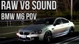 BMW M6 RAW V8 Exhaust Sound | Night Drive POV in Japan