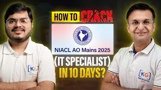 🎯 NIACL AO IT Mains 2025 | 10 Days Study Plan & Strategy for IT Specialist | Crack Mains in 10 Days