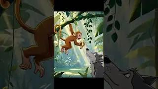 A clever Monkey #shorts #cartoon #jungle #junglestory #tales #story #monkey #wolf