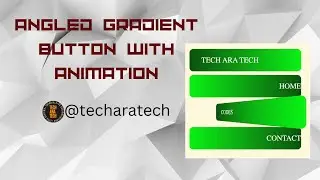 ANGLED GRADIENT BUTTON WITH ANIMATION | CSS