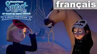 Des braqueurs côtiers envahissent l'école d'équitation | SPIRIT AU GALOP EN TOUTE LIBERTÉ | NETFLIX