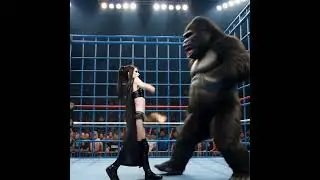 Eugenia Cooney Defeats King Kong (AI GENERATED VIDEO) #shorts