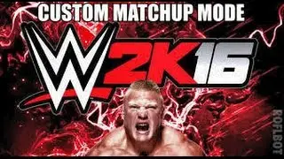 WWE2K16 Custom Matchup Mode #1: JACK SKELLINGTON V.S. PAPYRUS