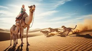 &ldquo;Heroic Camel: Survival and Courage in the Desert&rdquo;&ndash; AI Wildlife Danger & Rescue