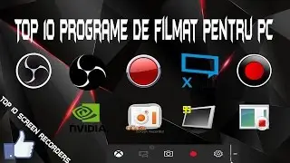 Top 10 Programe de filmat PC-ul (Screen Recorders)