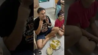 Bacho ka reaction #food #cooking #foodvlog