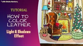 How to Color Leather ✨ Light & Shadow Effects with Ohuhu Markers